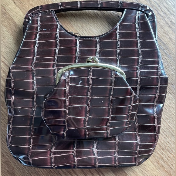 Vintage purse, with built in change purse - Picture 8 of 8
